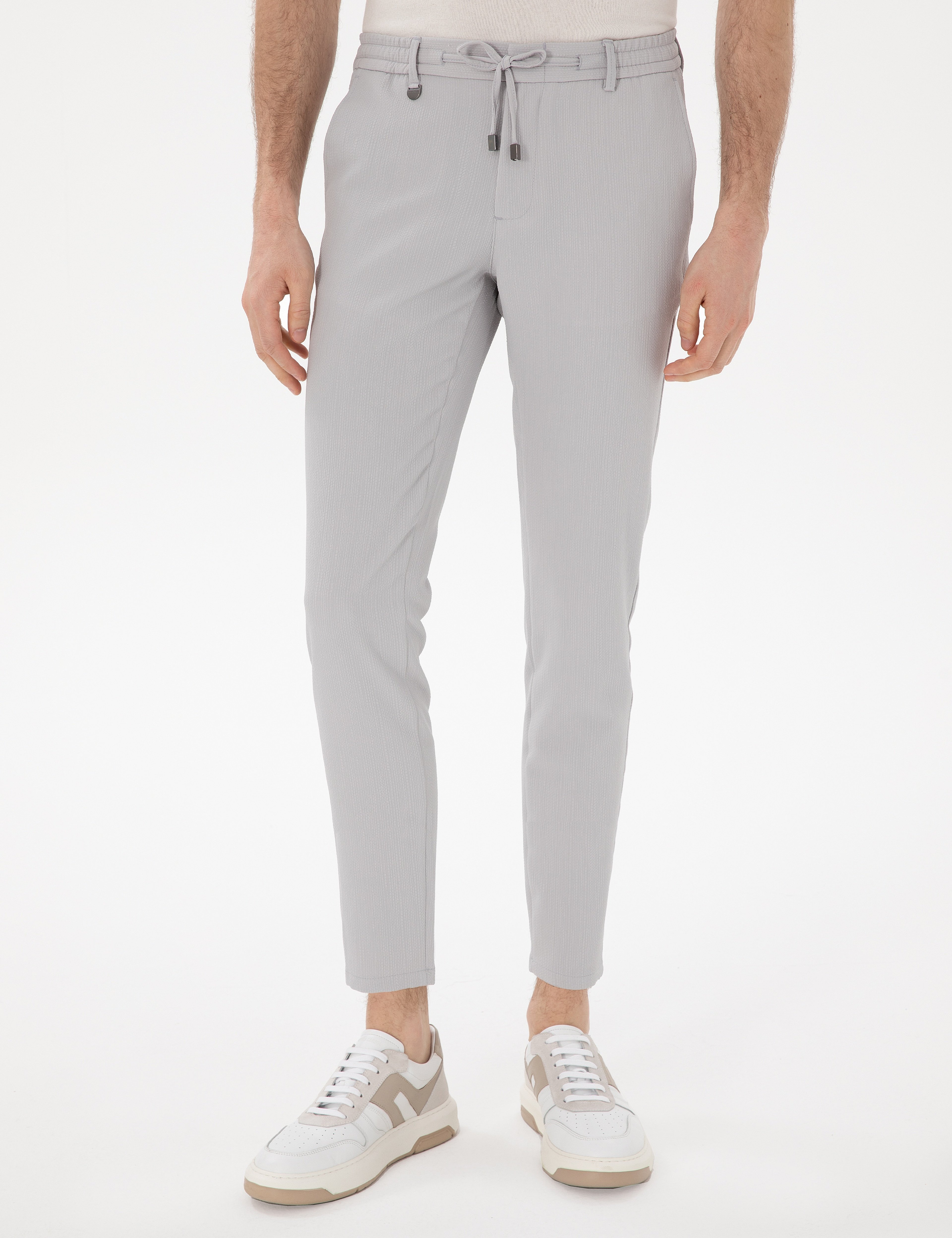 Gri Klasik Jogger Pantolon