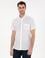 Beyaz Regular Fit Kısa Kollu Gömlek