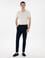Lacivert Slim Fit Gofre Yazlık Kanvas Pantolon