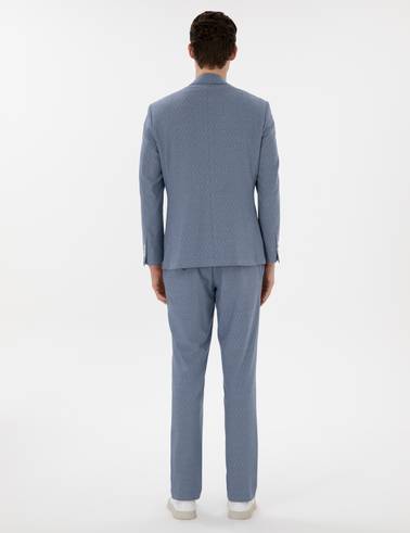 Açık Mavi Slim Fit Takım Elbise