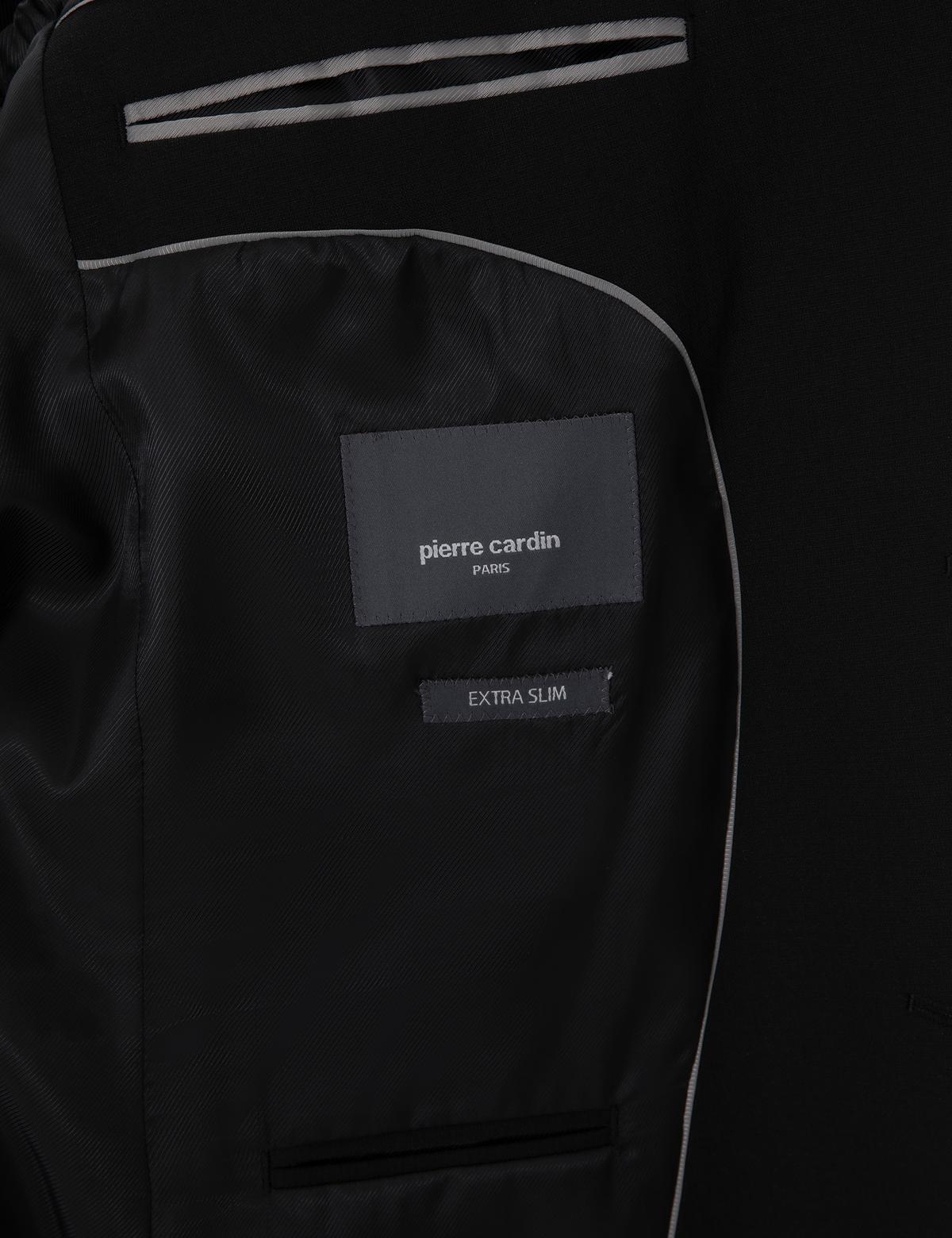 Siyah Ex. Slim Fit Yelekli Takım Elbise - 50304115011