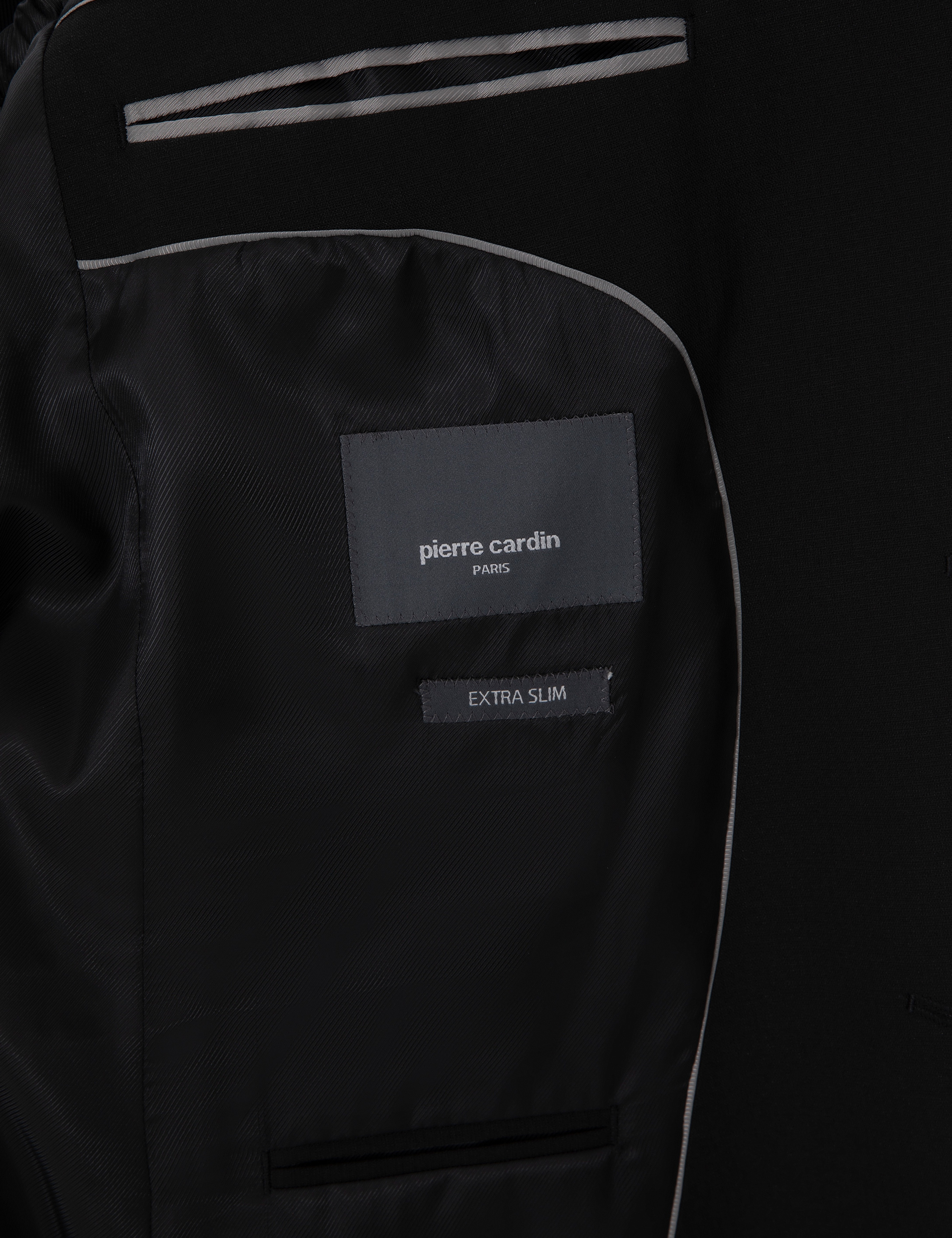 Siyah Extra Slim Fit Yelekli Takım Elbise - Image 6
