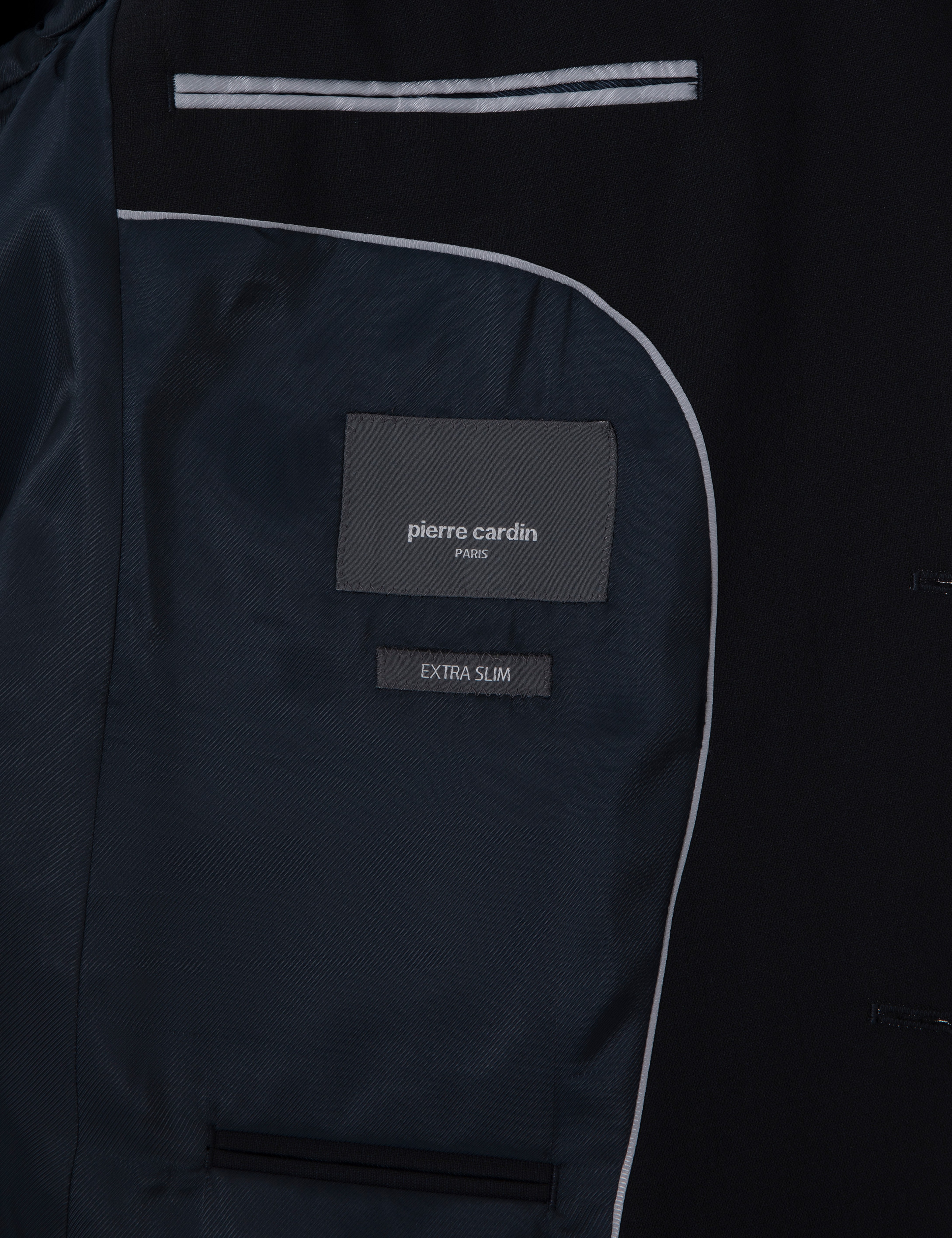 Lacivert Extra Slim Fit Yelekli Takım Elbise - Image 6
