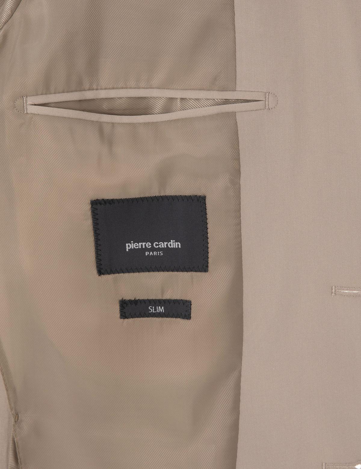 Bej Slim Fit Spor Takım Elbise - 50306753056