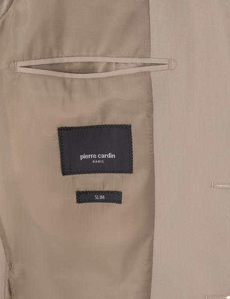 Bej Slim Fit Spor Takım Elbise - 50306753056