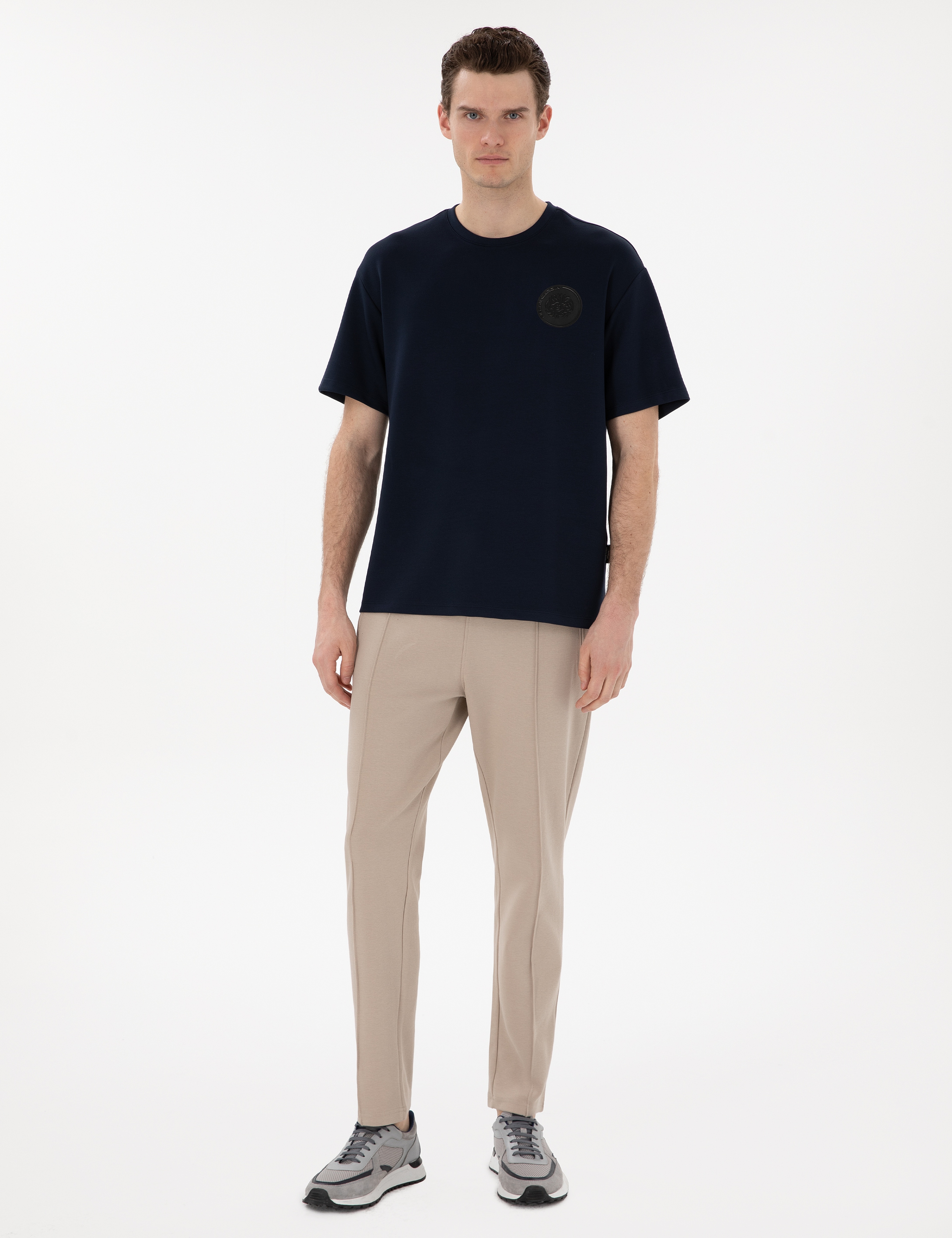 Lacivert Comfort Fit Tişört - Image 4