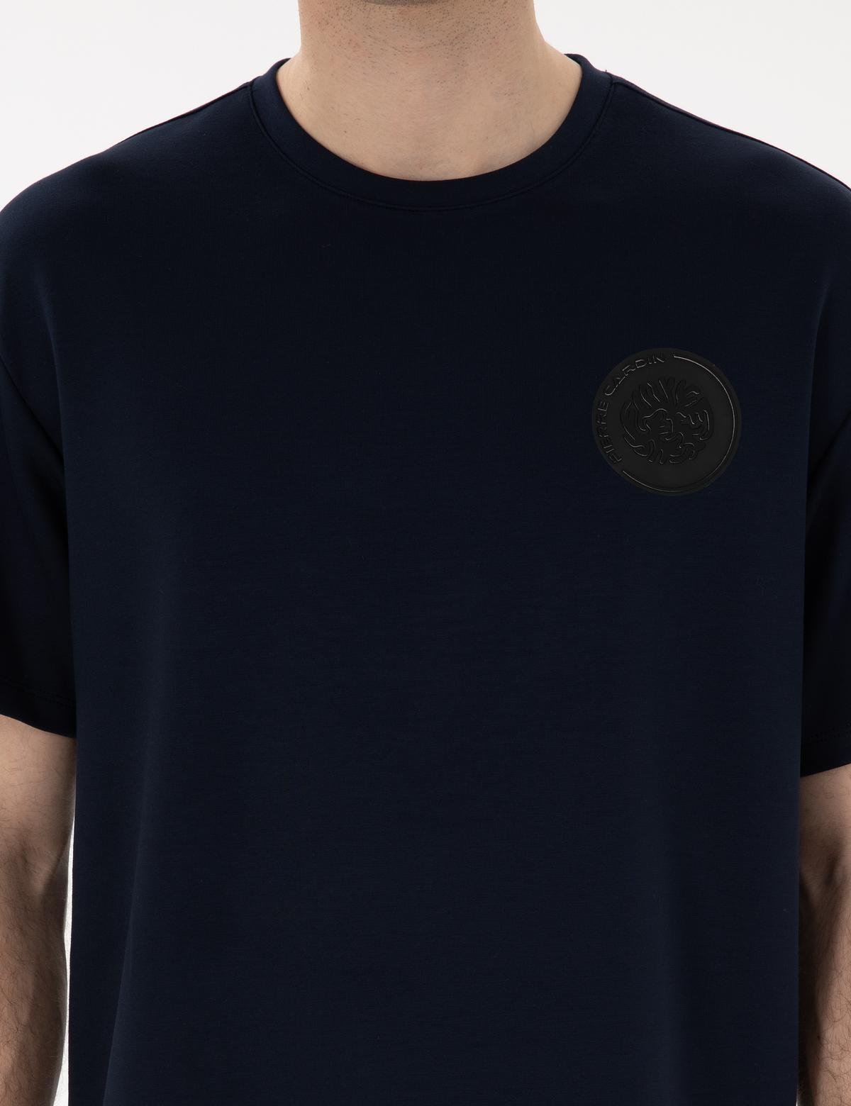 Lacivert Comfort Fit Tişört - 50302578046