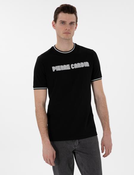 Siyah Regular Fit Tişört - 50302582043