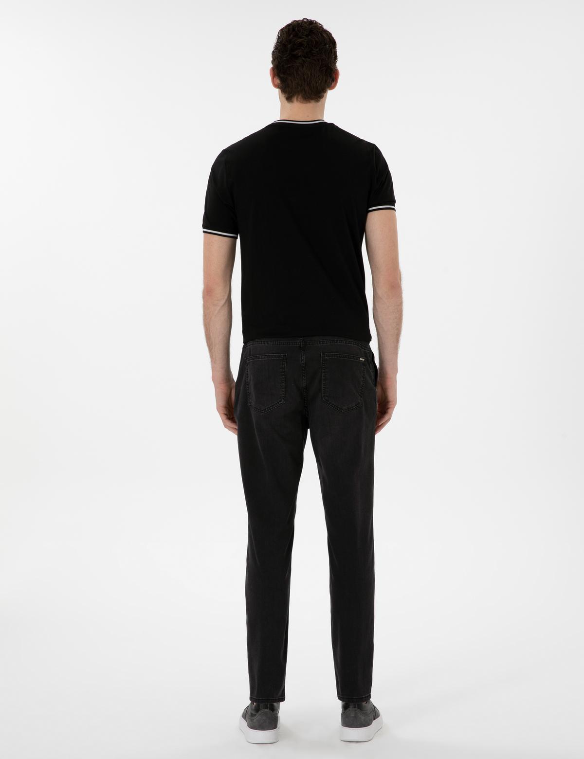 Koyu Gri Carrot Fit Jean Pantolon - 50302685041