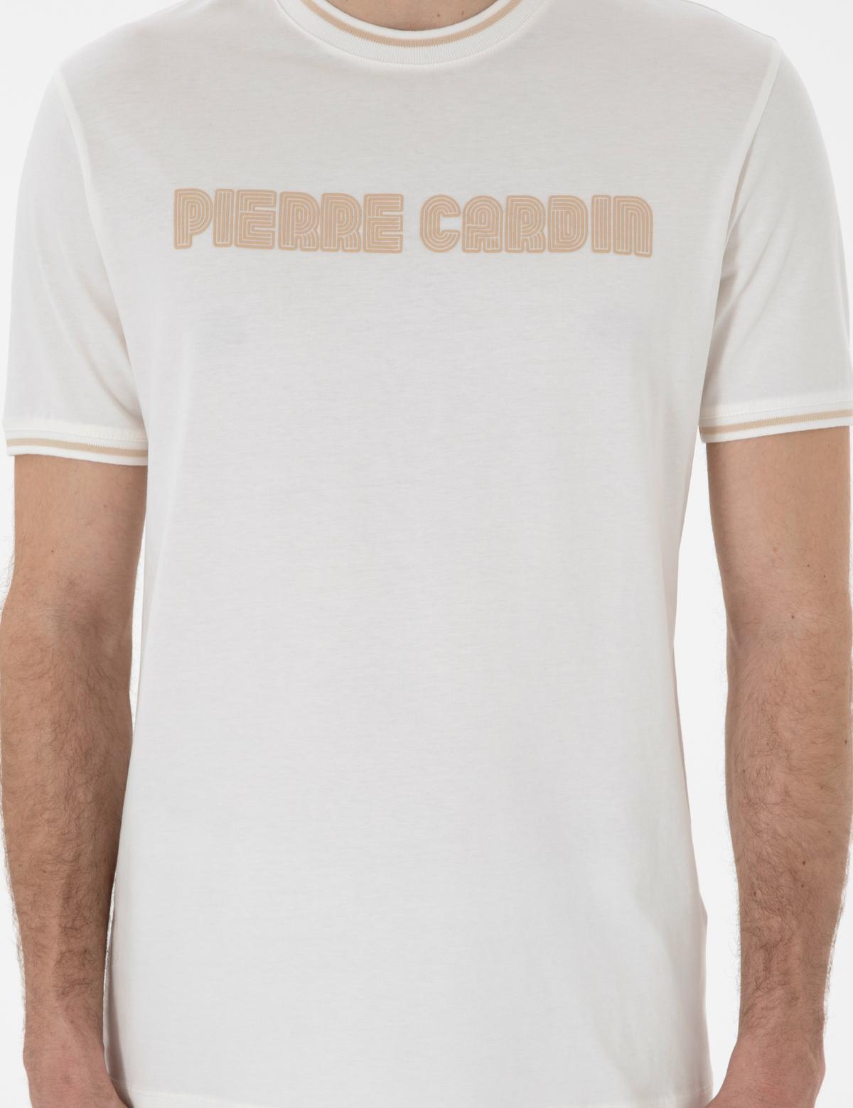 Ekru Regular Fit Tişört - 50302582195