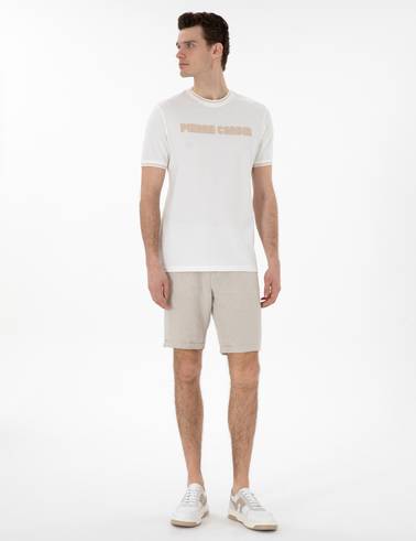 Ekru Regular Fit Tişört