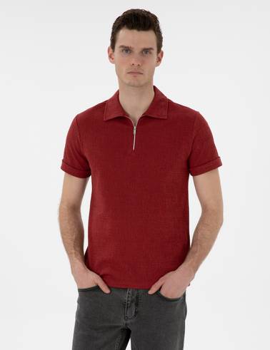 Nar Çiçeği Slim Fit Tişört