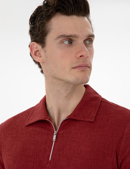 Nar Çiçeği Slim Fit Tişört - 50302586213