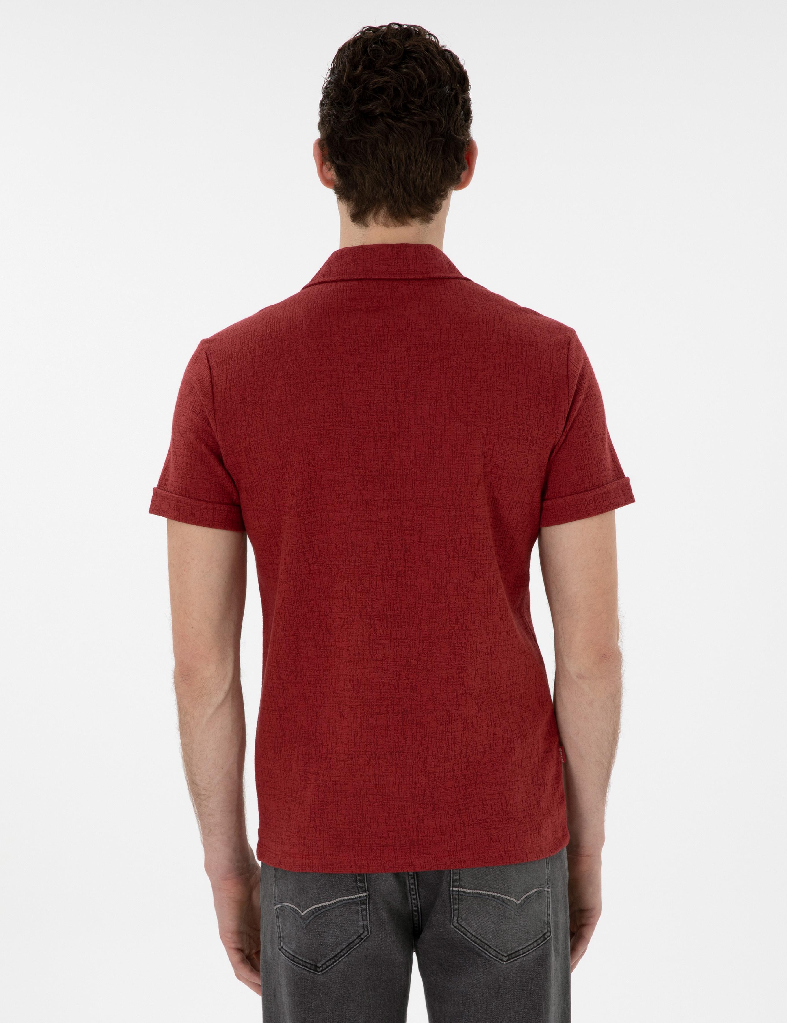 Nar Çiçeği Slim Fit Tişört