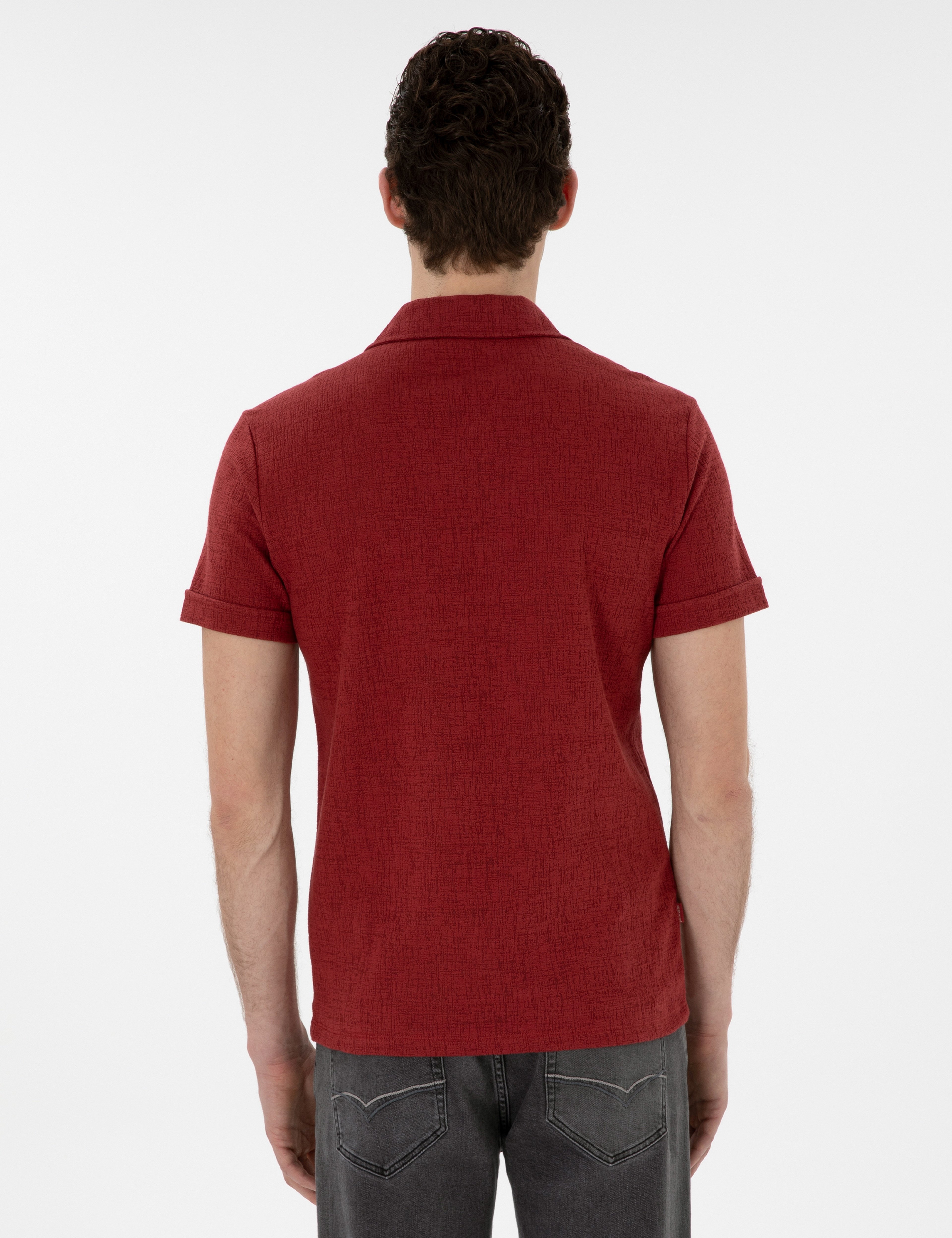 Nar Çiçeği Slim Fit Tişört