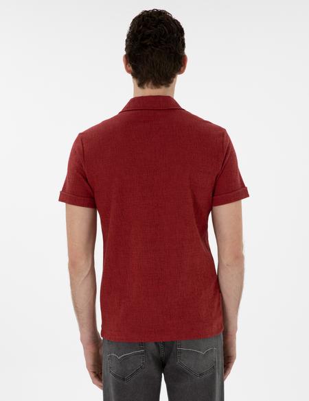 Nar Çiçeği Slim Fit Tişört - 50302586213