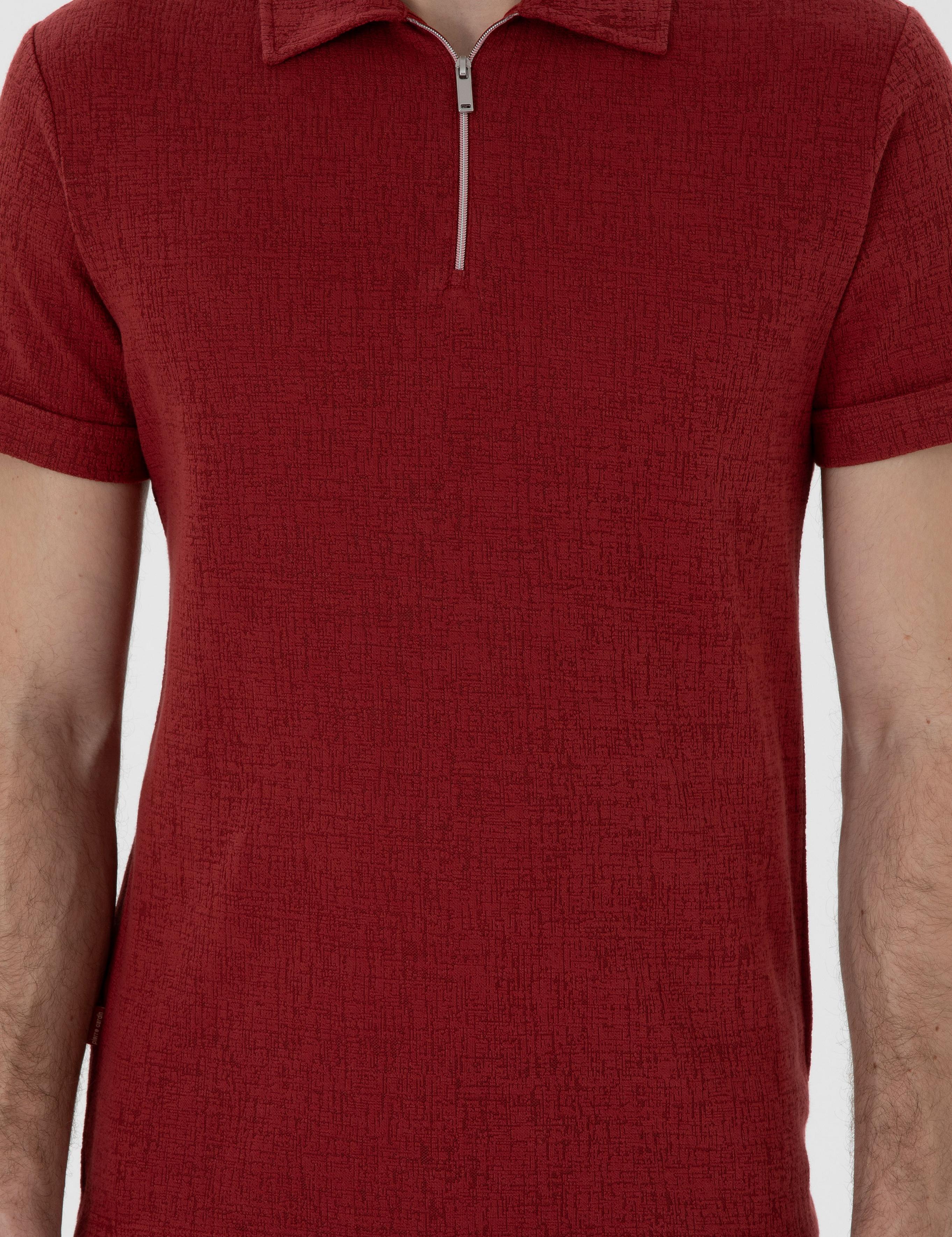 Nar Çiçeği Slim Fit Tişört