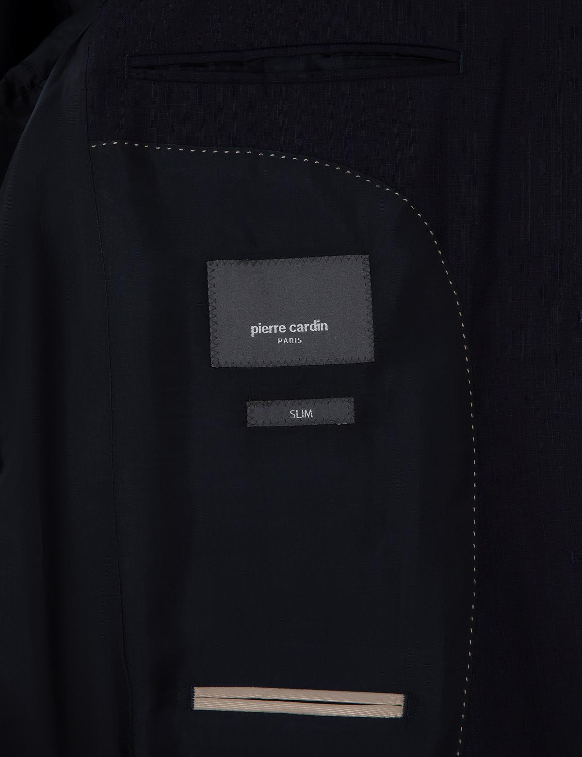 Lacivert Slim Fit Yün Takım Elbise - 50302352011