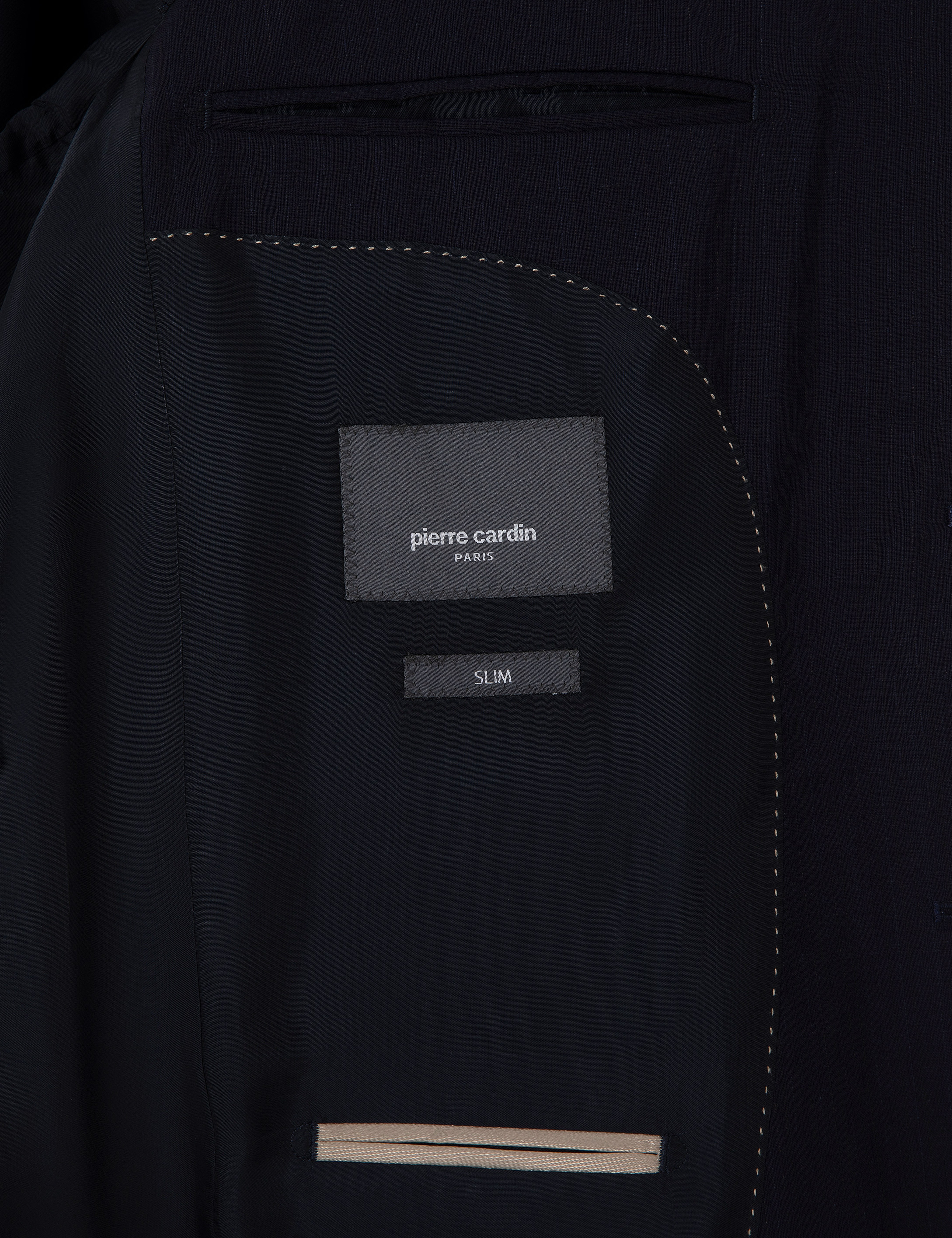 Lacivert Slim Fit Yün Takım Elbise