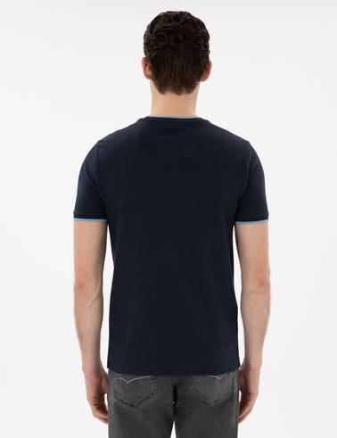 Lacivert Slim Fit Tişört