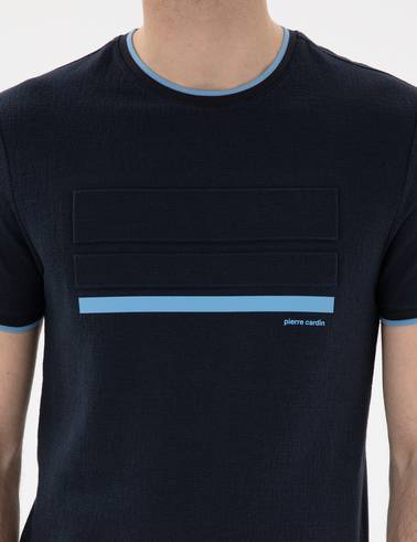 Lacivert Slim Fit Tişört
