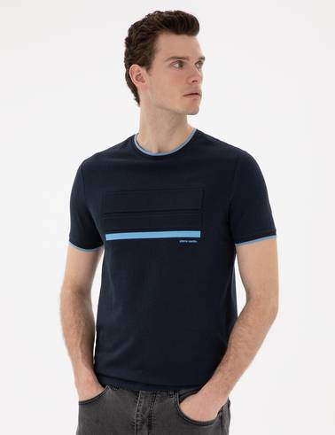 Lacivert Slim Fit Tişört