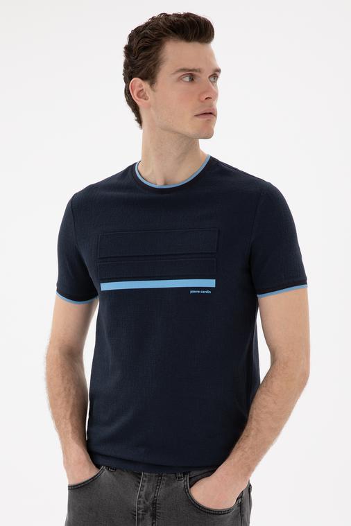 Lacivert Slim Fit Tişört