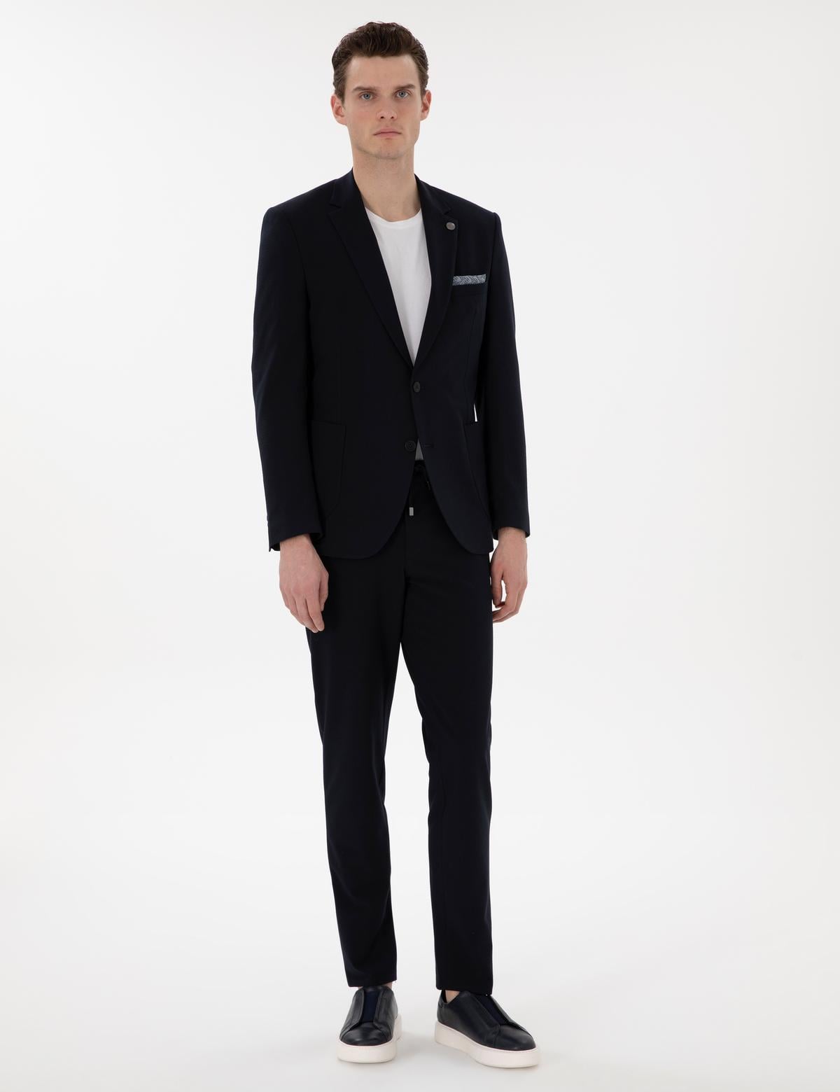 Lacivert Ex. Slim Fit Takım Elbise