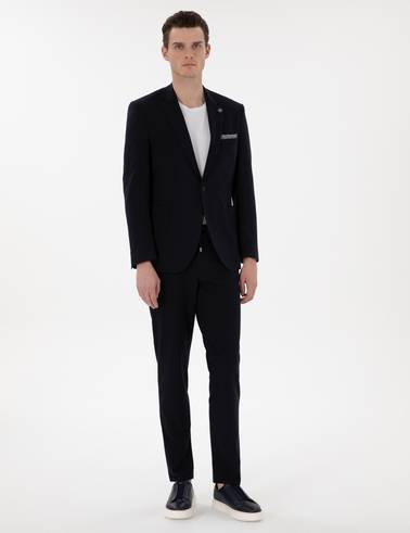 Lacivert Ex. Slim Fit Takım Elbise