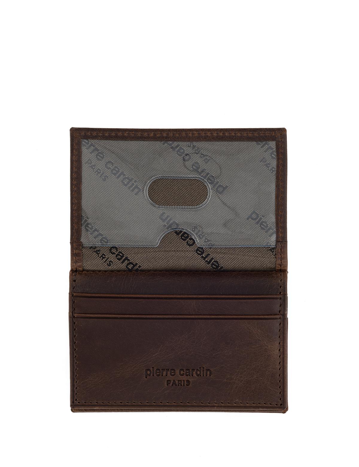 Erkek Kahverengi Deri Kartlık - 50313001001