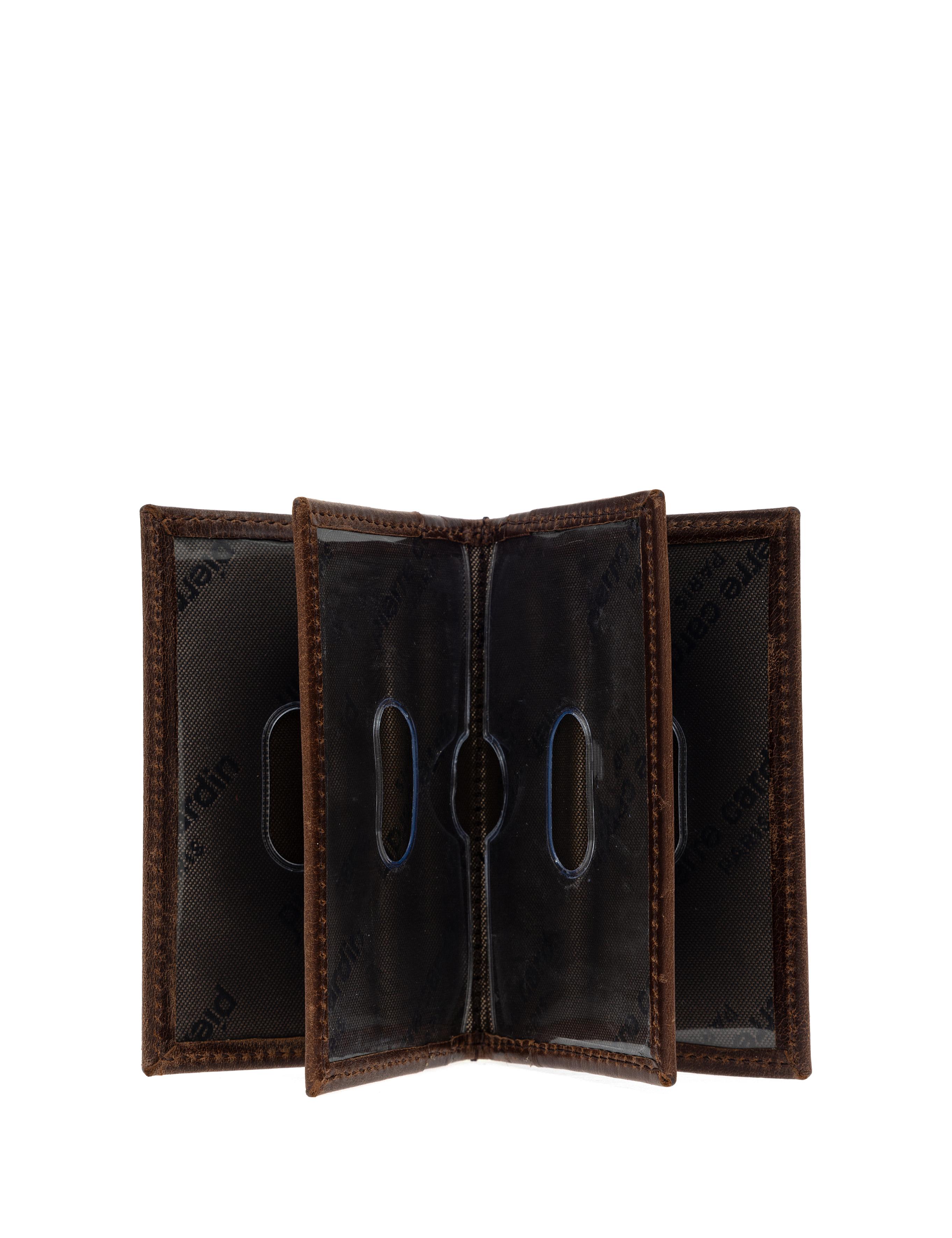 Erkek Kahverengi Deri Kartlık