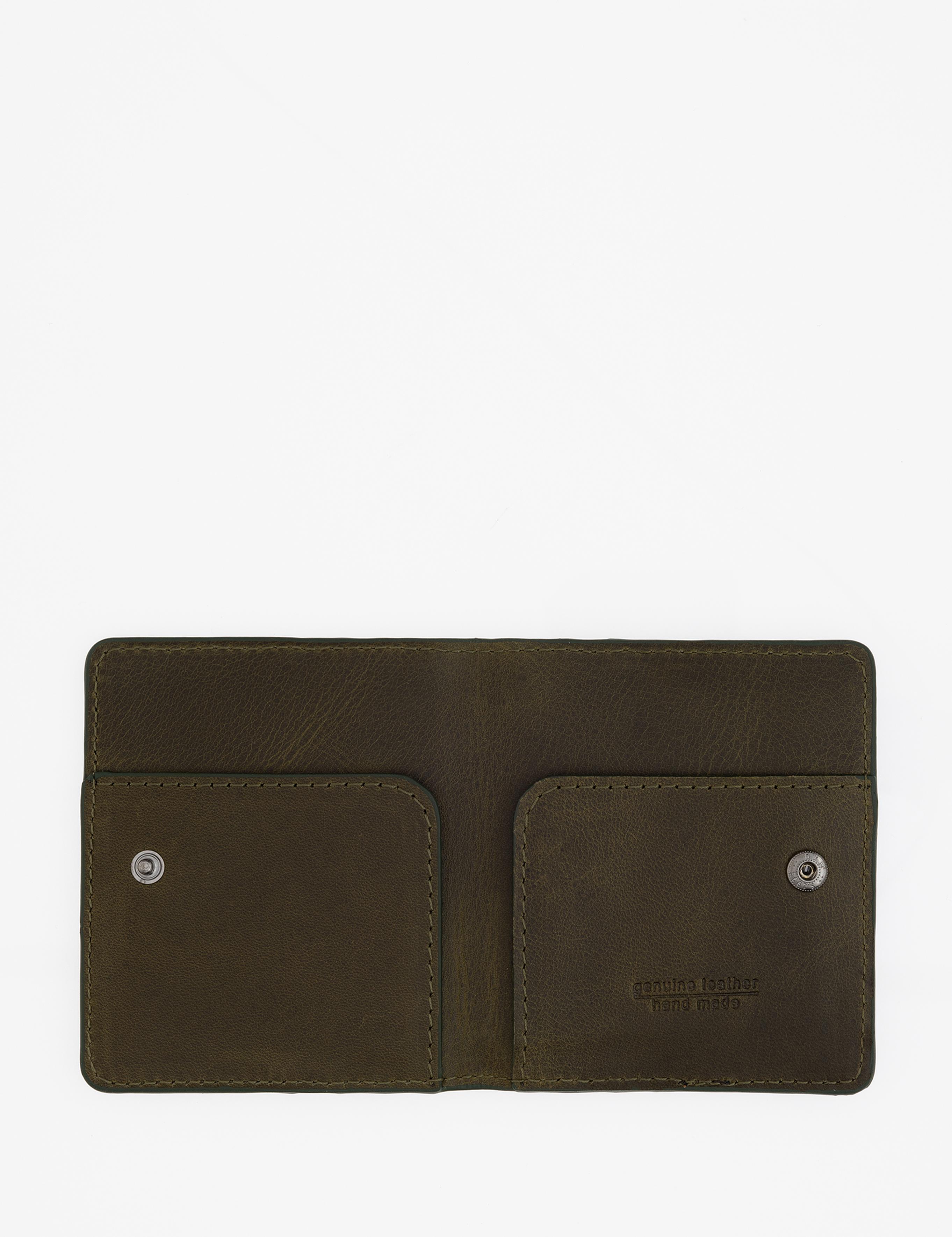 Erkek Haki Deri Cüzdan