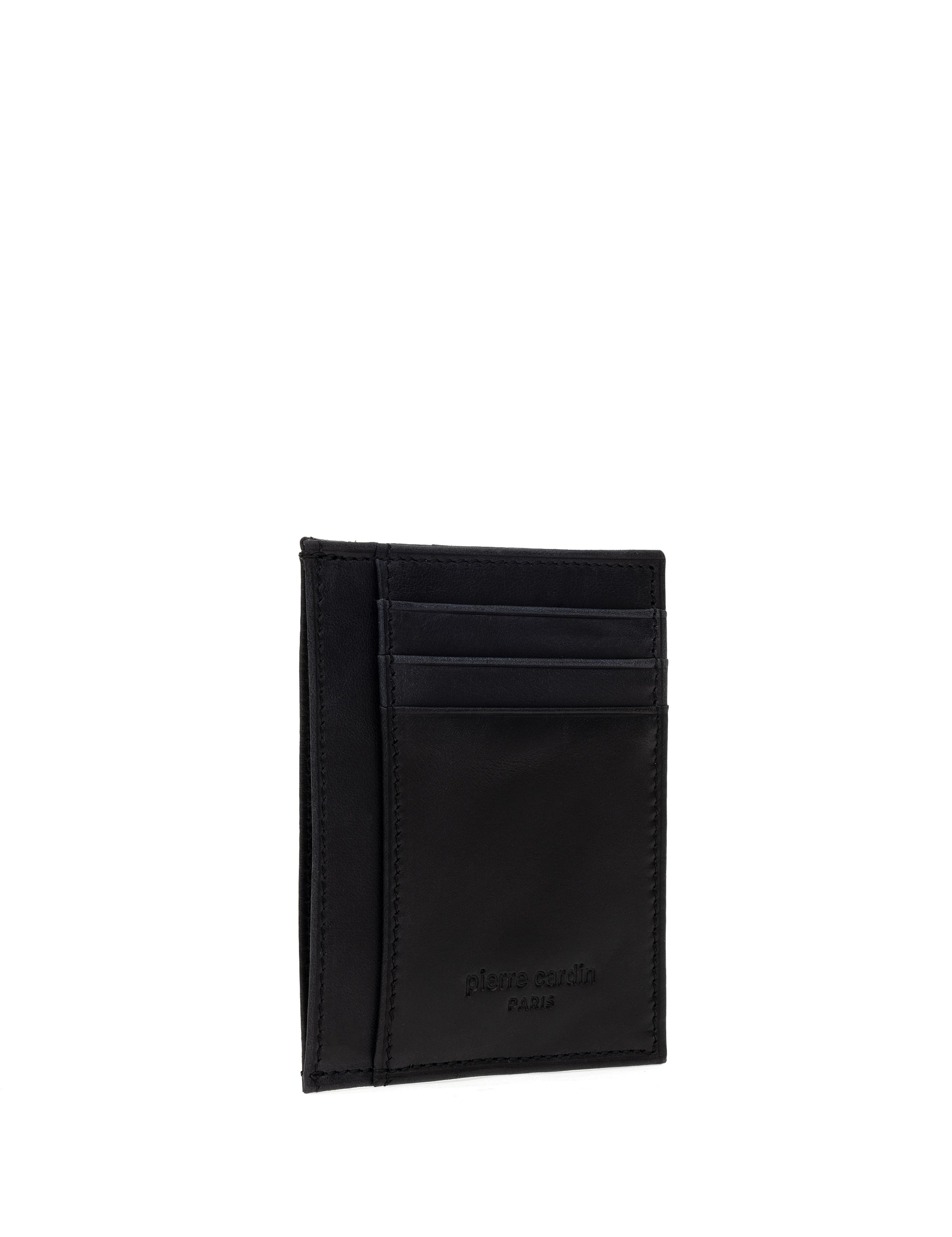 Erkek Siyah Deri Kartlık