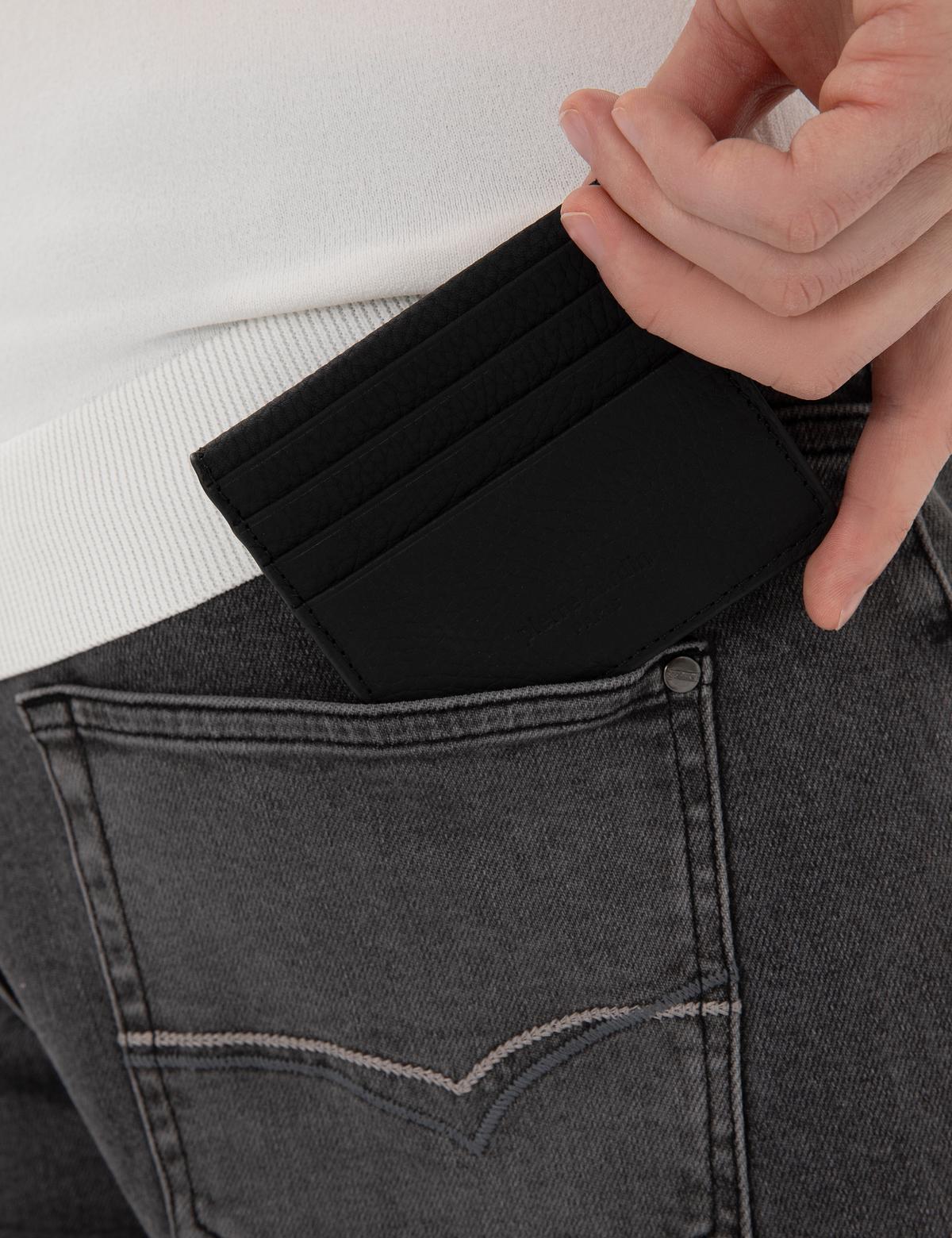 Erkek Siyah Deri Cüzdan