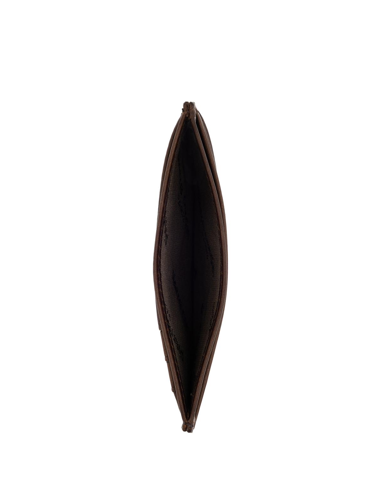 Erkek Kahverengi Deri Kartlık - 50312999002