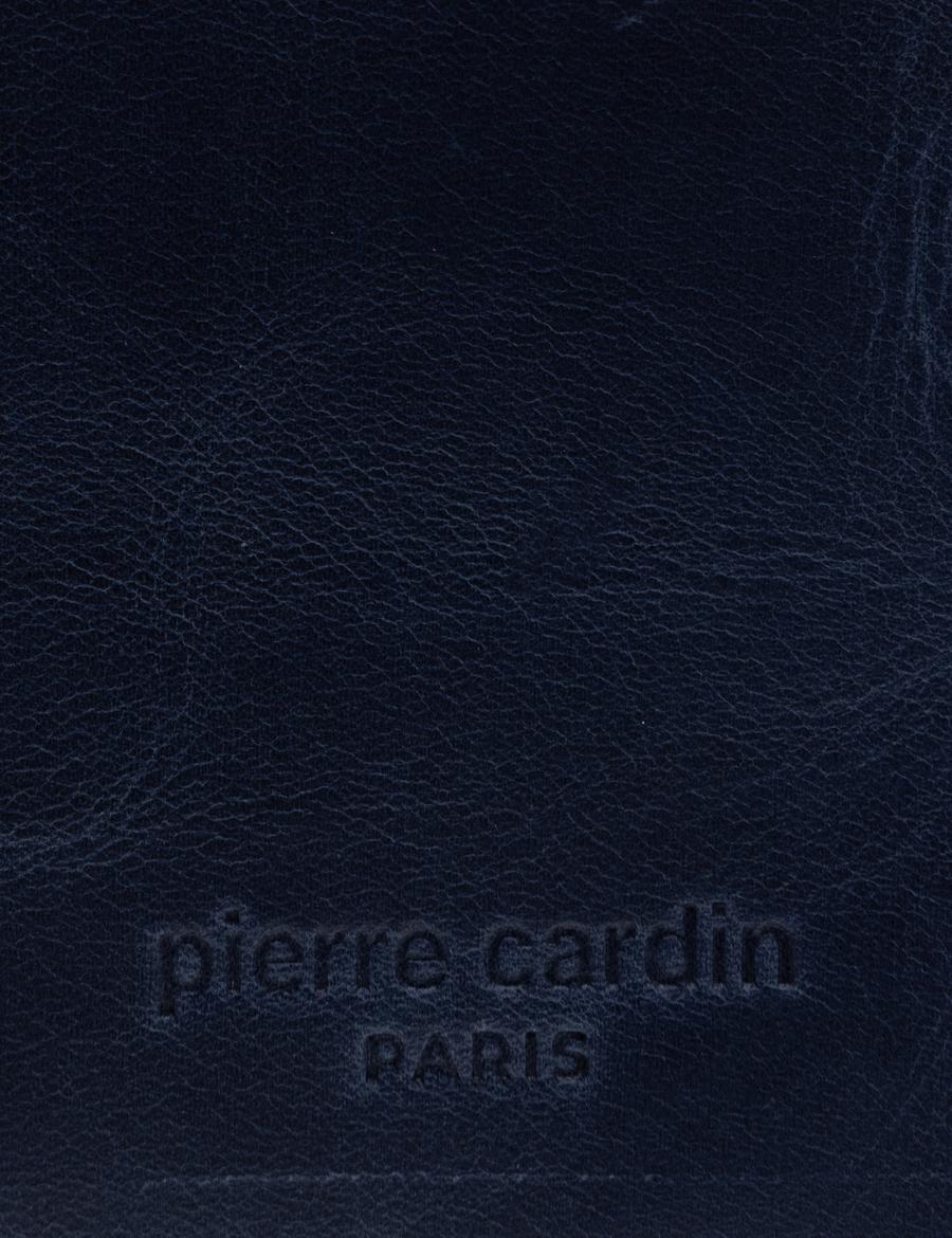 Erkek Lacivert Deri Kartlık