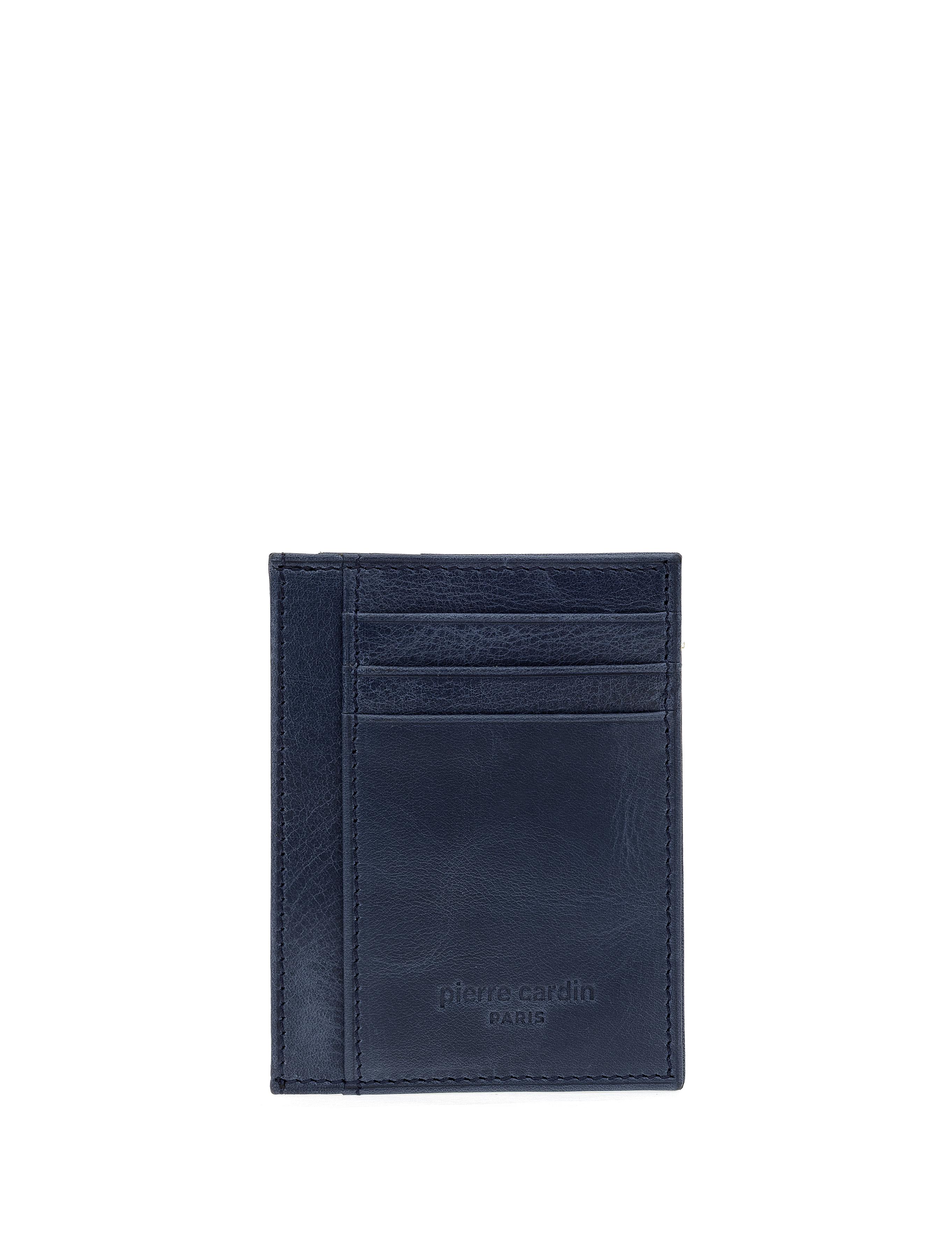 Erkek Lacivert Deri Kartlık