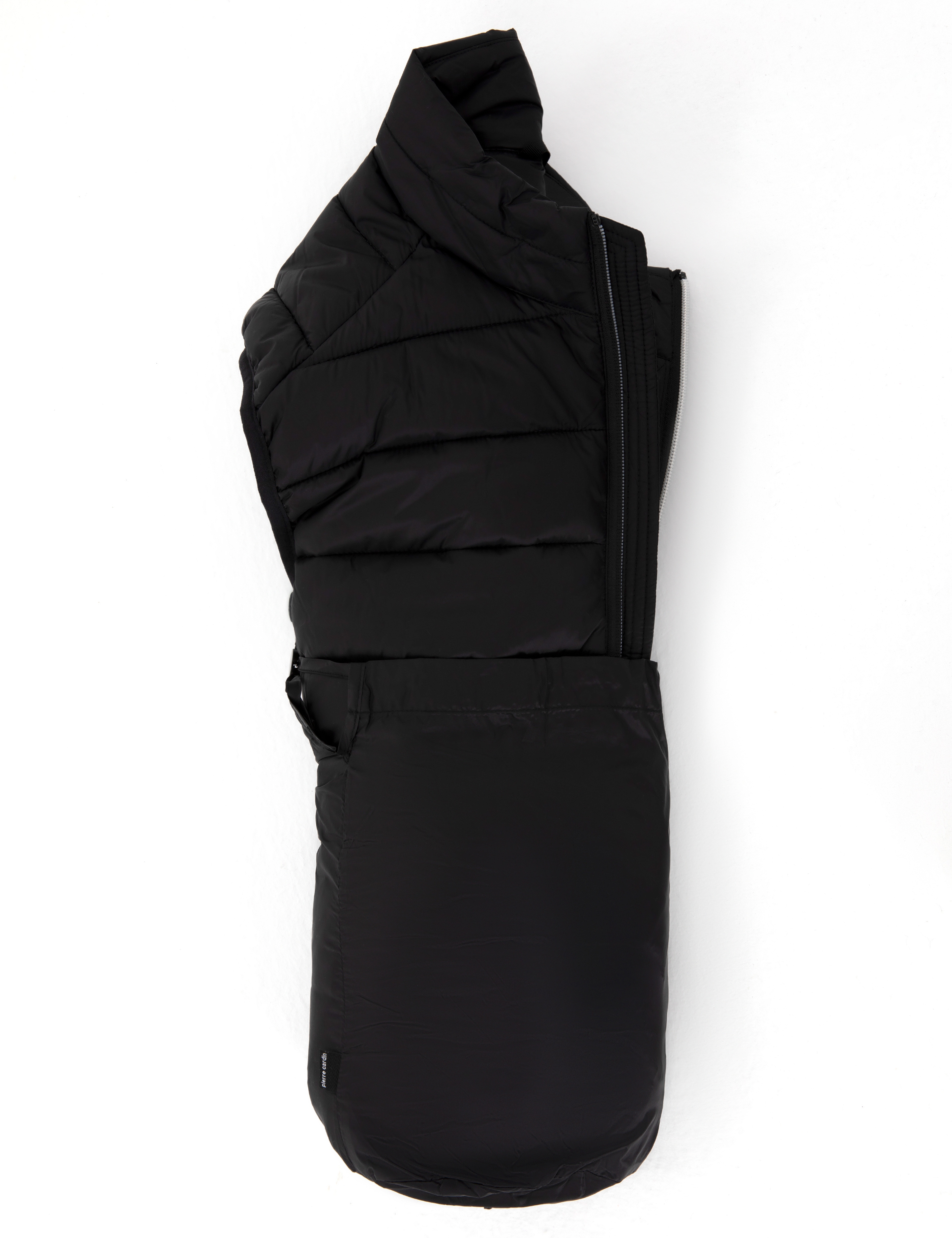Siyah Cropped Slim Yelek