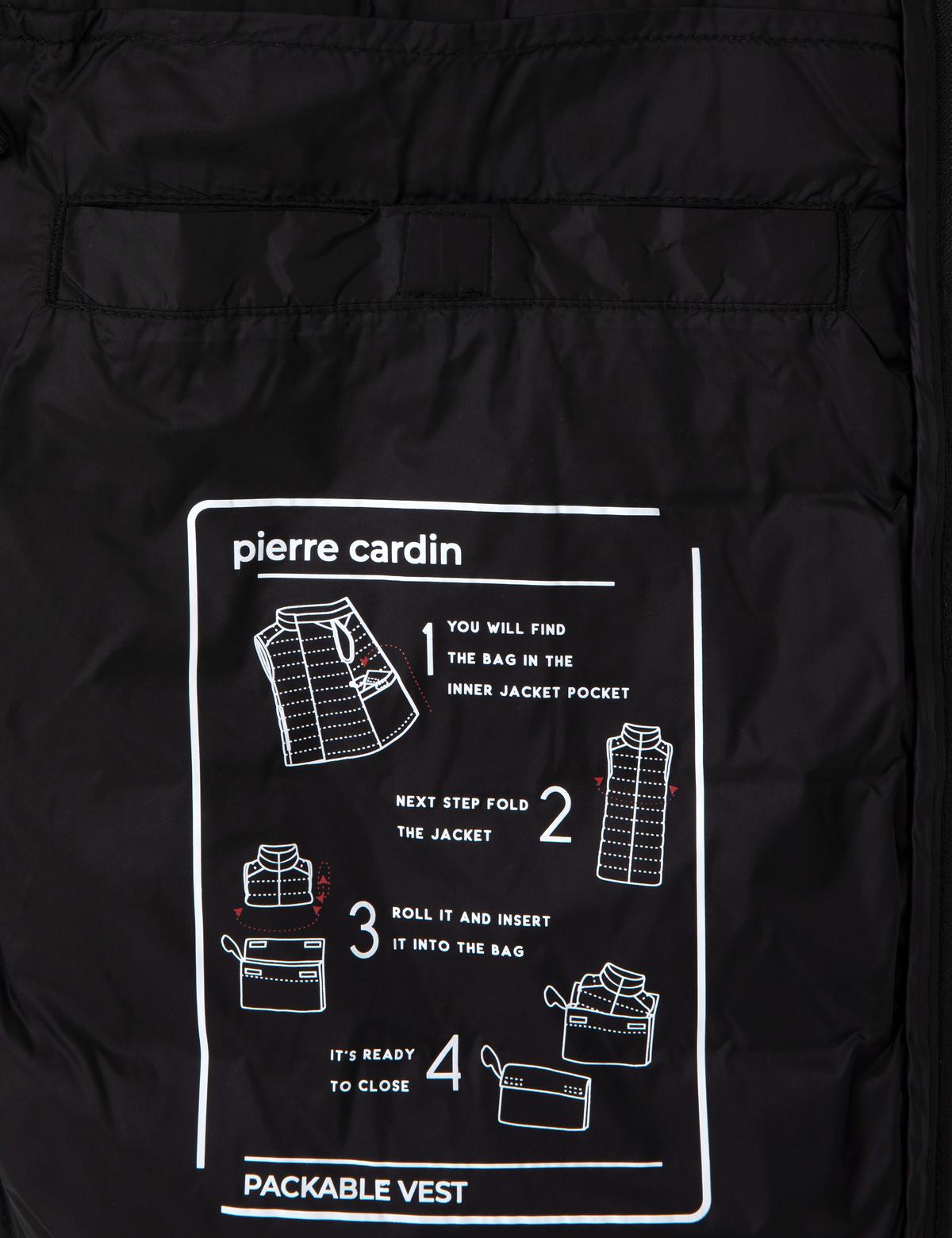 Siyah Cropped Slim Yelek - 50302531061