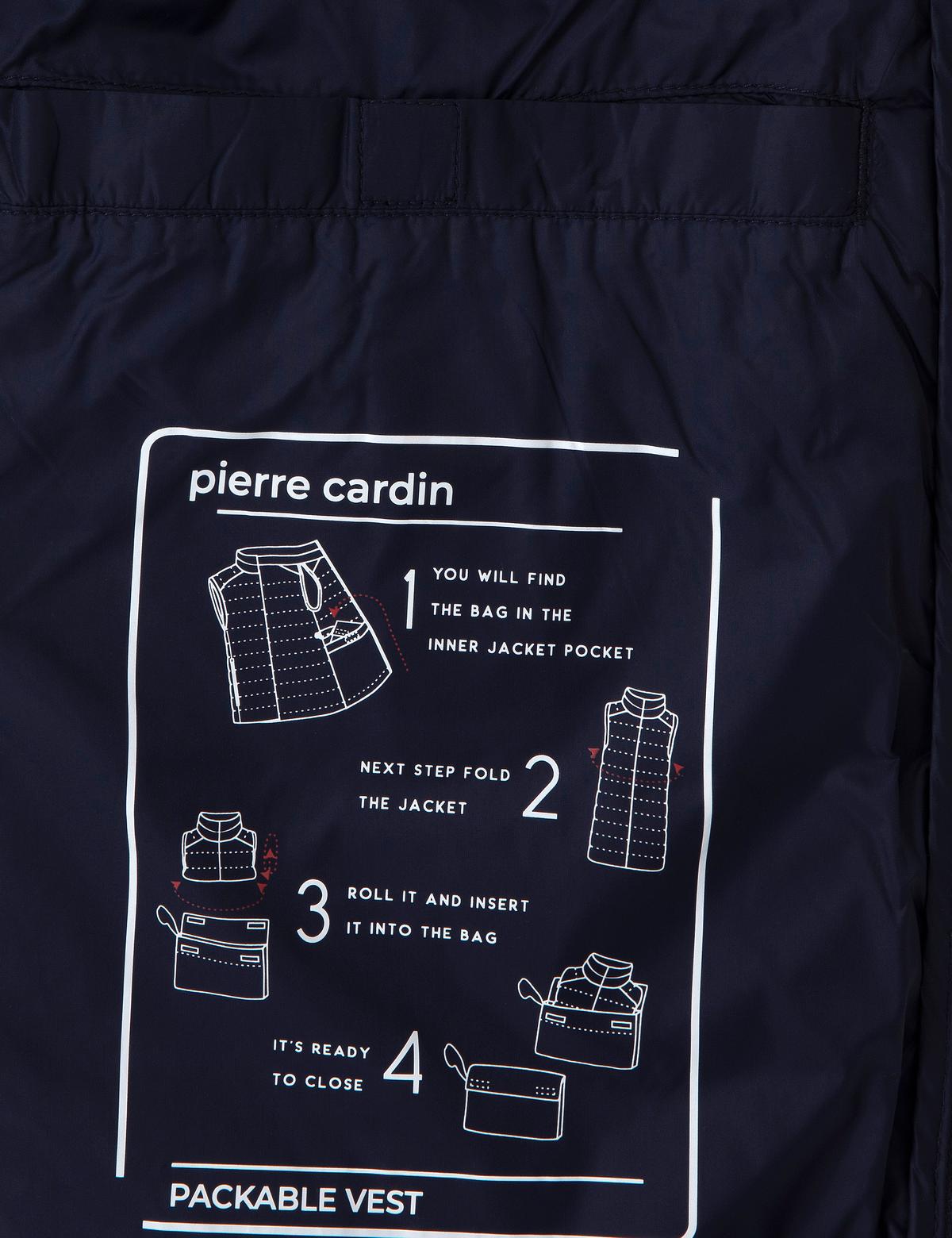 Lacivert Cropped Slim Yelek - 50302531052