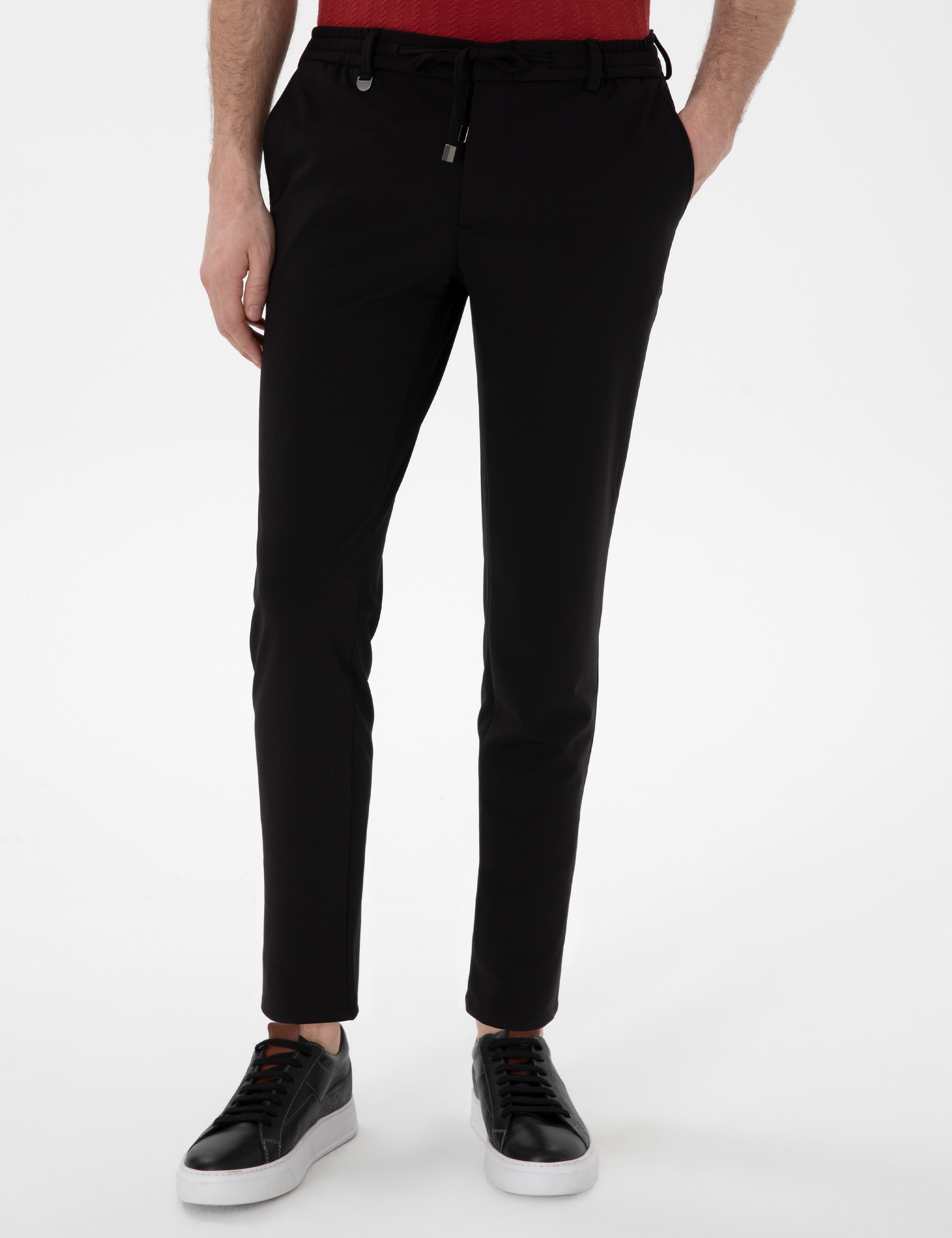 Siyah Klasik Jogger Pantolon