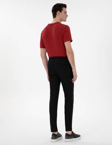 Siyah Klasik Jogger Pantolon