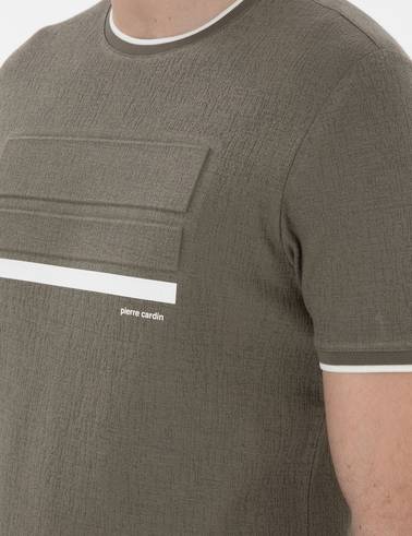 Haki Slim Fit Tişört