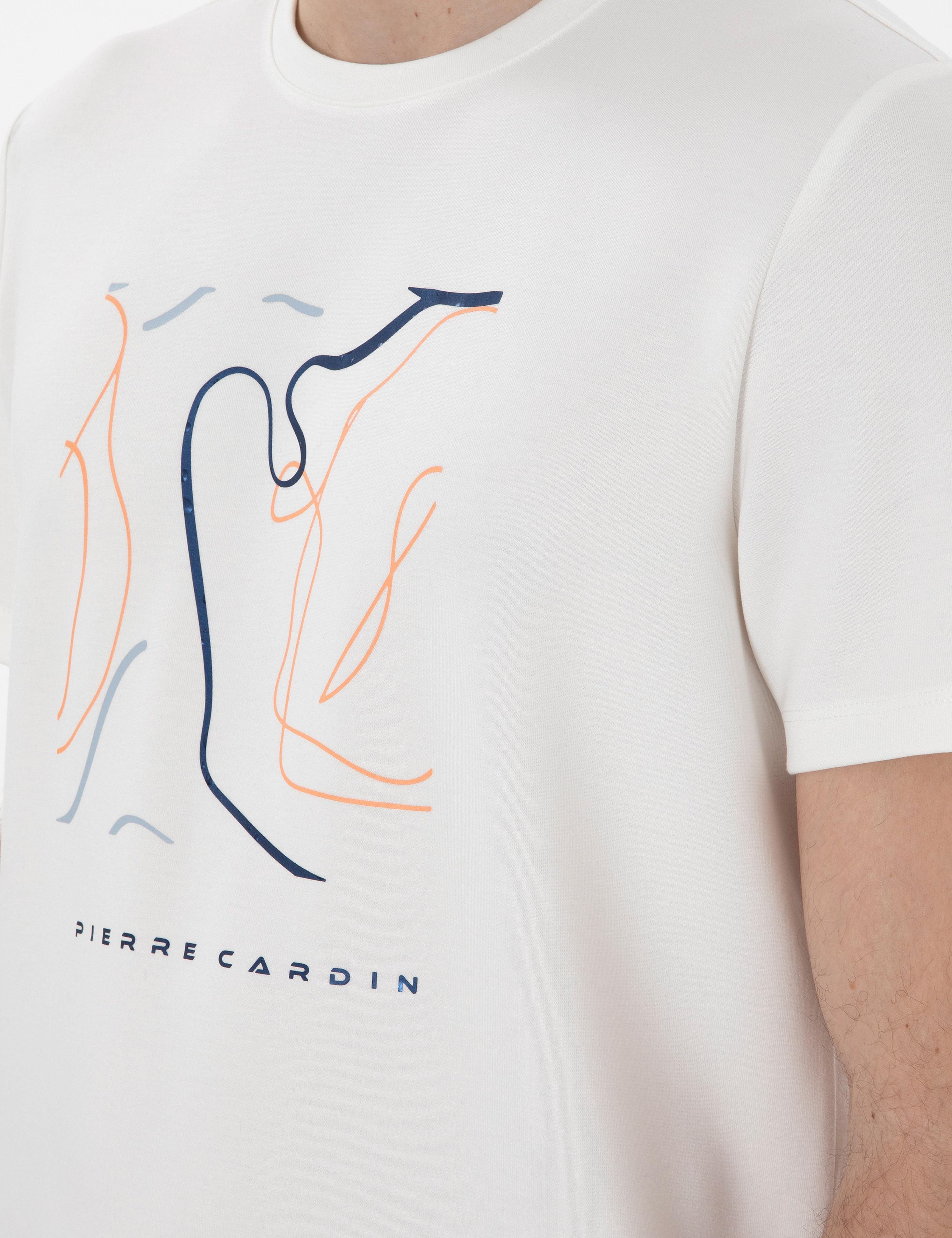 Ekru Regular Fit Tişört