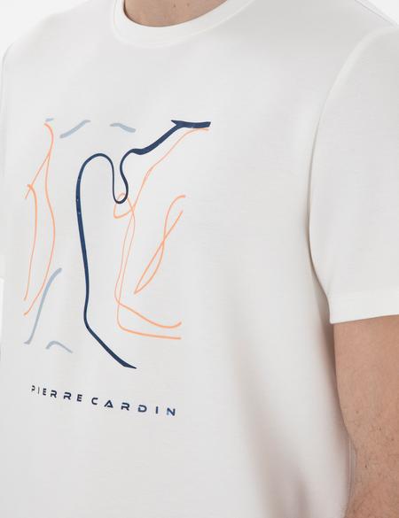 Ekru Regular Fit Tişört - 50302611198