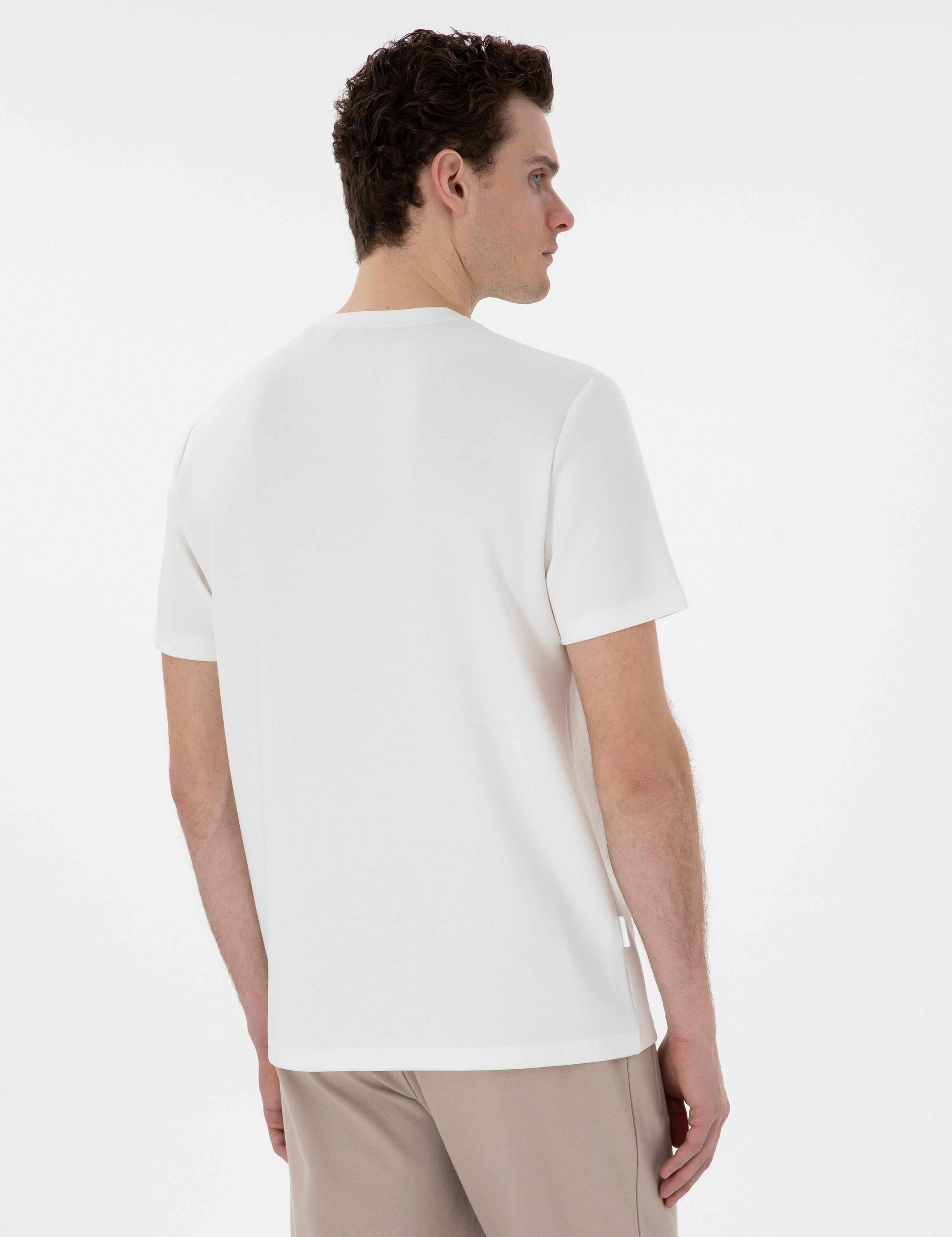 Ekru Regular Fit Tişört