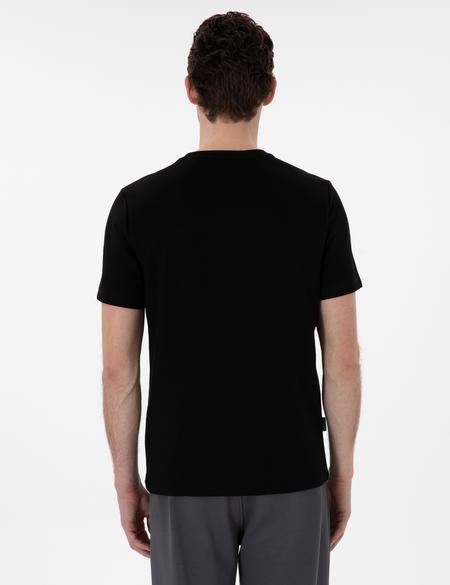 Siyah Regular Fit Tişört - 50302611037