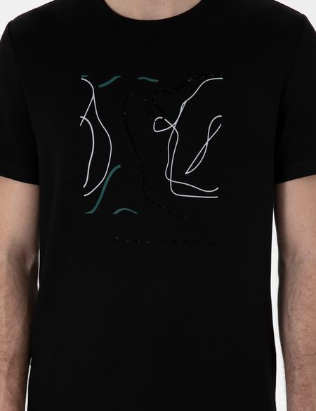 Siyah Regular Fit Tişört - 50302611037