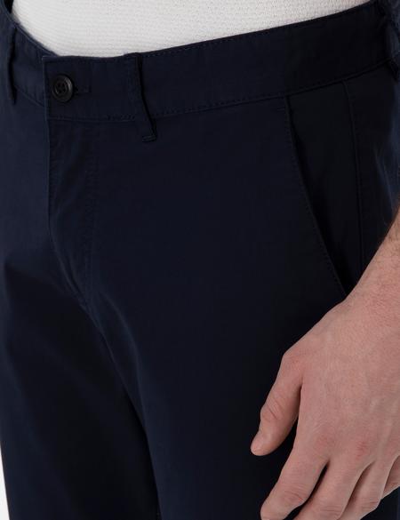 Lacivert Regular Fit Basic Kanvas Pantolon - 50305473174