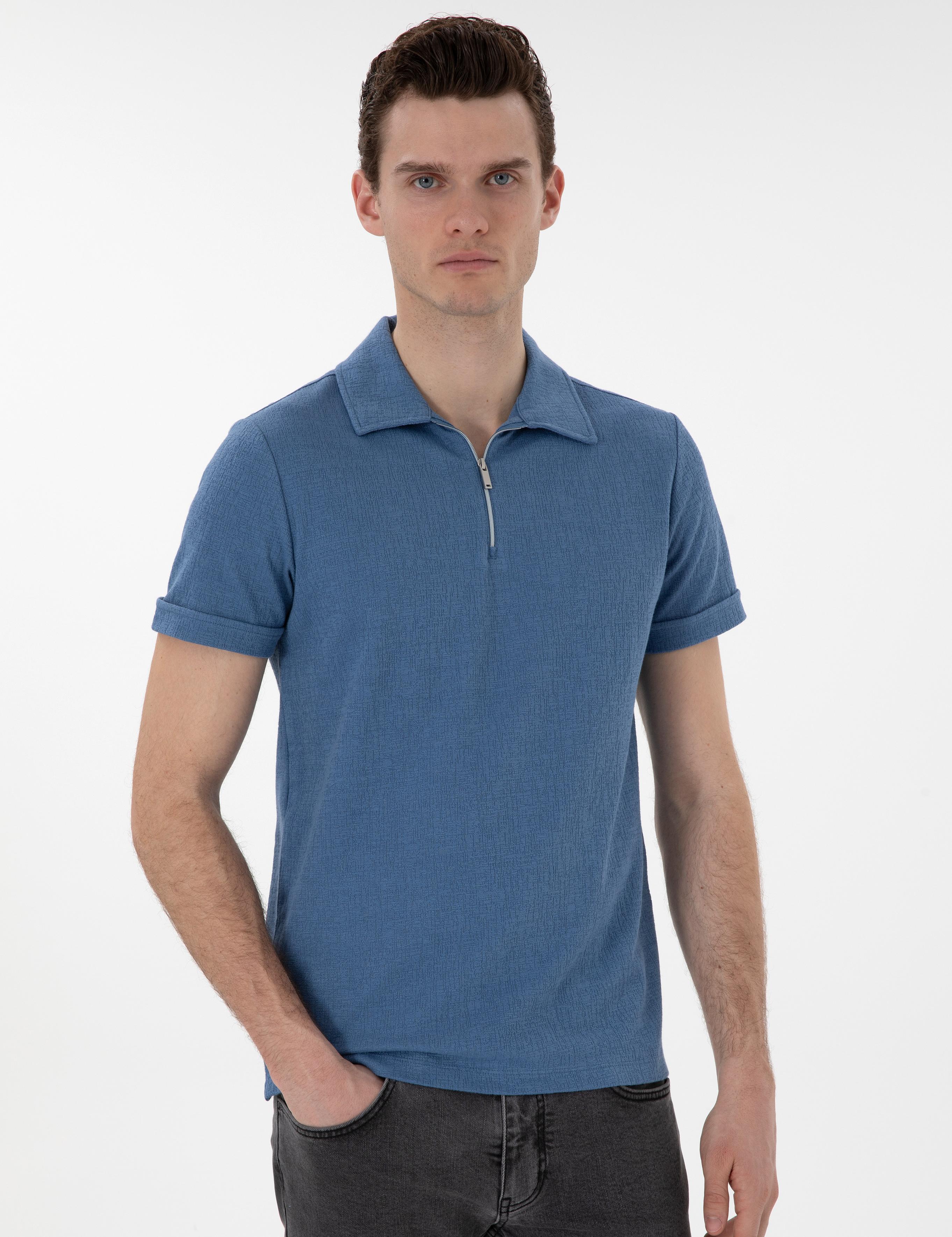 Mavi Slim Fit Tişört